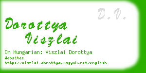 dorottya viszlai business card